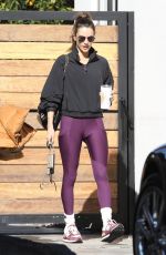 ALESSANDRA AMBROSIO Arrives at Daily Workout in West Hollywood 12/13/2022