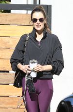 ALESSANDRA AMBROSIO Arrives at Daily Workout in West Hollywood 12/13/2022
