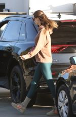 ALESSANDRA AMBROSIO at a Gas Station in Brentwood 12/14/2022