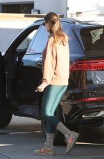ALESSANDRA AMBROSIO at a Gas Station in Brentwood 12/14/2022