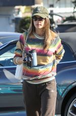 ALESSANDRA AMBROSIO heading to a Skin Care Clinic in Woodland Hills 12/12/2022