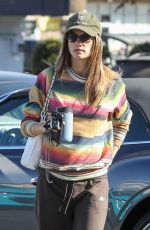 ALESSANDRA AMBROSIO heading to a Skin Care Clinic in Woodland Hills 12/12/2022