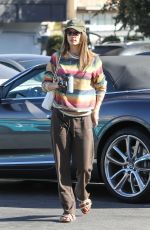 ALESSANDRA AMBROSIO heading to a Skin Care Clinic in Woodland Hills 12/12/2022
