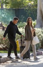 ALESSANDRA AMBROSIO Heading to LAX in Los Angles 12/14/2022