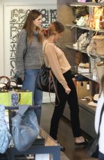 ALESSANDRA AMBROSIO Out Shopping with Her Sister in Pacific Palisades 12/27/2022