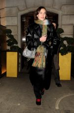 ALEXA CHUNG Leaves Aubery in Knightsbridge 12/17/2022