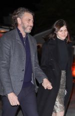 ALEXANDRA DADDARIO and Andrew Form Leaves Jennifer Klein