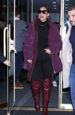 ALICIA KEYS Leaves Today Show in New York 12/06/2022