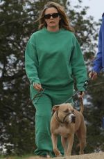 ALICIA SILVERSTONE Out Hiking with a Friend in Los Angeles 11/30/2022