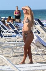 ALISHA LEHMANN and SARAH MYLING in Bikinis at a Beach in Miami 06/18/2022