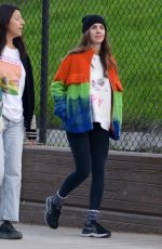 ALISON BRIE Out with a Friend in Los Angeles 12/13/2022