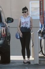 AMANDA BYNES at a Gas Station in Los Angeles 12/13/2022