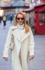 AMANDA HOLDEN Arrives at Heart Radio in London 12/07/2022