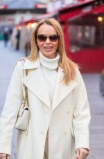 AMANDA HOLDEN Arrives at Heart Radio in London 12/07/2022