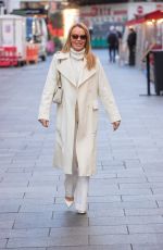 AMANDA HOLDEN Arrives at Heart Radio in London 12/07/2022