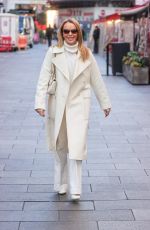 AMANDA HOLDEN Arrives at Heart Radio in London 12/07/2022