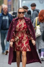 AMANDA HOLDEN Leaves Global Studios in London 12/05/2022