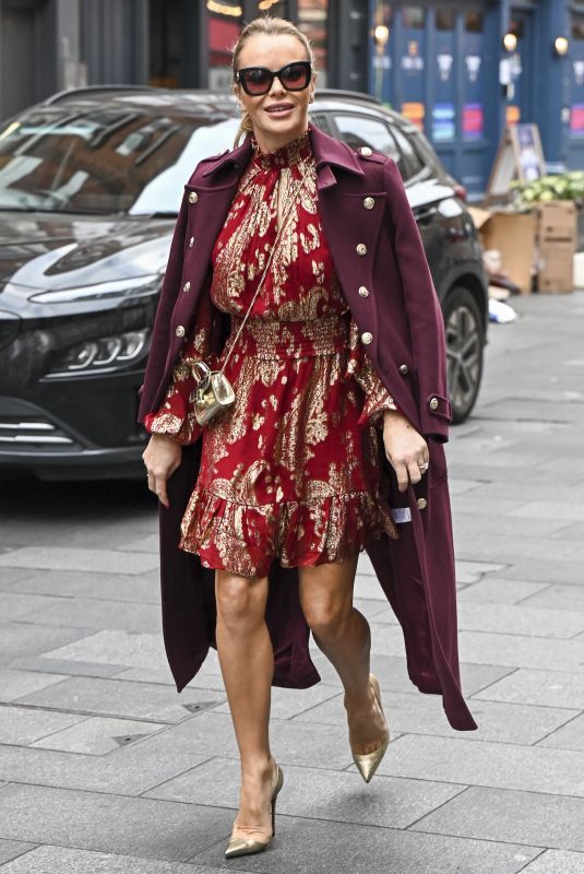 AMANDA HOLDEN Leaves Global Studios in London 12/05/2022