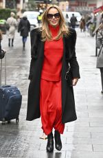 AMANDA HOLDEN Leaves Heart FM Breakfast Show in London 12/02/2022