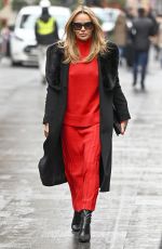 AMANDA HOLDEN Leaves Heart FM Breakfast Show in London 12/02/2022