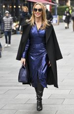 AMANDA HOLDEN Leaves Heart FM Breakfast Show in London 12/09/2022