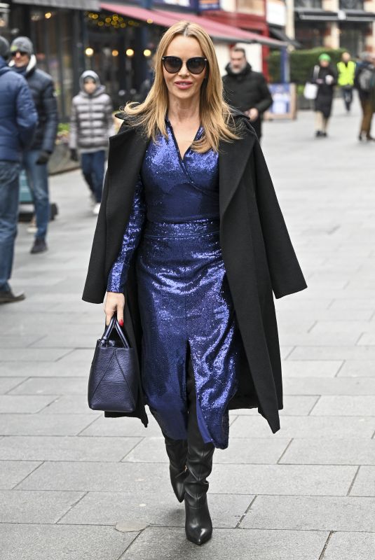 AMANDA HOLDEN Leaves Heart FM Breakfast Show in London 12/09/2022
