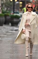 AMANDA HOLDEN Leaves Heart FM Breakfast Show in London 12/12/2022