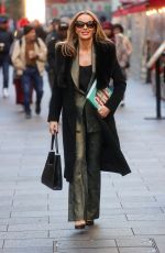 AMANDA HOLDEN Leaves Heart Radio Studios in London 12/08/2022