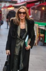 AMANDA HOLDEN Leaves Heart Radio Studios in London 12/08/2022