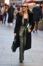AMANDA HOLDEN Leaves Heart Radio Studios in London 12/08/2022