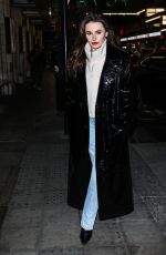 AMBER DAVIES Leaves Savoy Hotel in London 12/113/2022