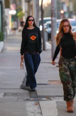 AMELIA and DELILAH HAMLIN Out for Christmas Shopping in West Hollywood 12/23/2022