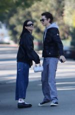 AMELIA HAMLIN Out with a Friend in Beverly Hills 12/14/2022