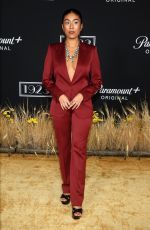 AMINAH NIEVES at 1923 Premiere in Los Angeles 12/02/2022