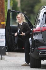 AMY POEHLER Arrives at a Hair Salon in Beverly Hills 12/01/2022