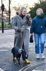 ANAIS GALLAGHER Out with a Friend in Primrose Hill 12/17/2022