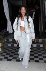 ANASTASIA KARANIKOLAOU Out for Dinner in West Hollywood 12/13/2022