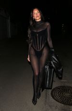 ANASTASIA KARANIKOLAOU Out for Dinner in West Hollywood 12/21/2022