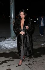 ANASTASIA KARANIKOLAOU Out for Dinner with Friends in Aspen 12/29/2022