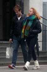ANNA ERMAKOVA Out with Her Boyfriend in London 11/30/2022