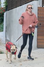 ANNA OSCEOLA Out with Her Dog in Los Angeles 12/06/2022