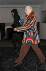 ANNIE LENNOX and Mitchell Besser at E Baldi in Beverly Hills 12/09/2022