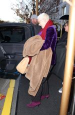 ANNIE LENNOX Leaves Her Hotel in Boston 12/02/202