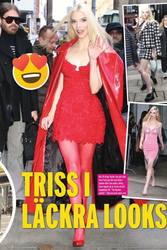 ANYA TAYLOR-JOY in Klick! Magazine, Sweden December 2022