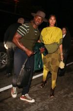 APRYL JONES Arrives at Jennifer Klein
