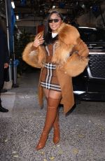 ASHANTI Leaves Kelly and Ryan Show in New York 12/13/2022