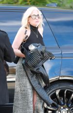 ASHLEY BENSON Arrives at San Vicente Bungalows in West Hollywood 12/17/2022