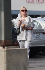 ASHLEY BENSON Heading to a Nails Salon in Los Angeles 12/16/2022