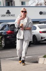 ASHLEY BENSON Heading to a Nails Salon in Los Angeles 12/16/2022