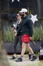 ASHLEY GREENE and Paul Khoury Leaves a Workout in Los Angeles 12/29/2022